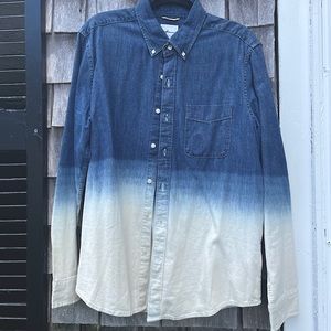 Coastal Dip-Dyed Oxford Button